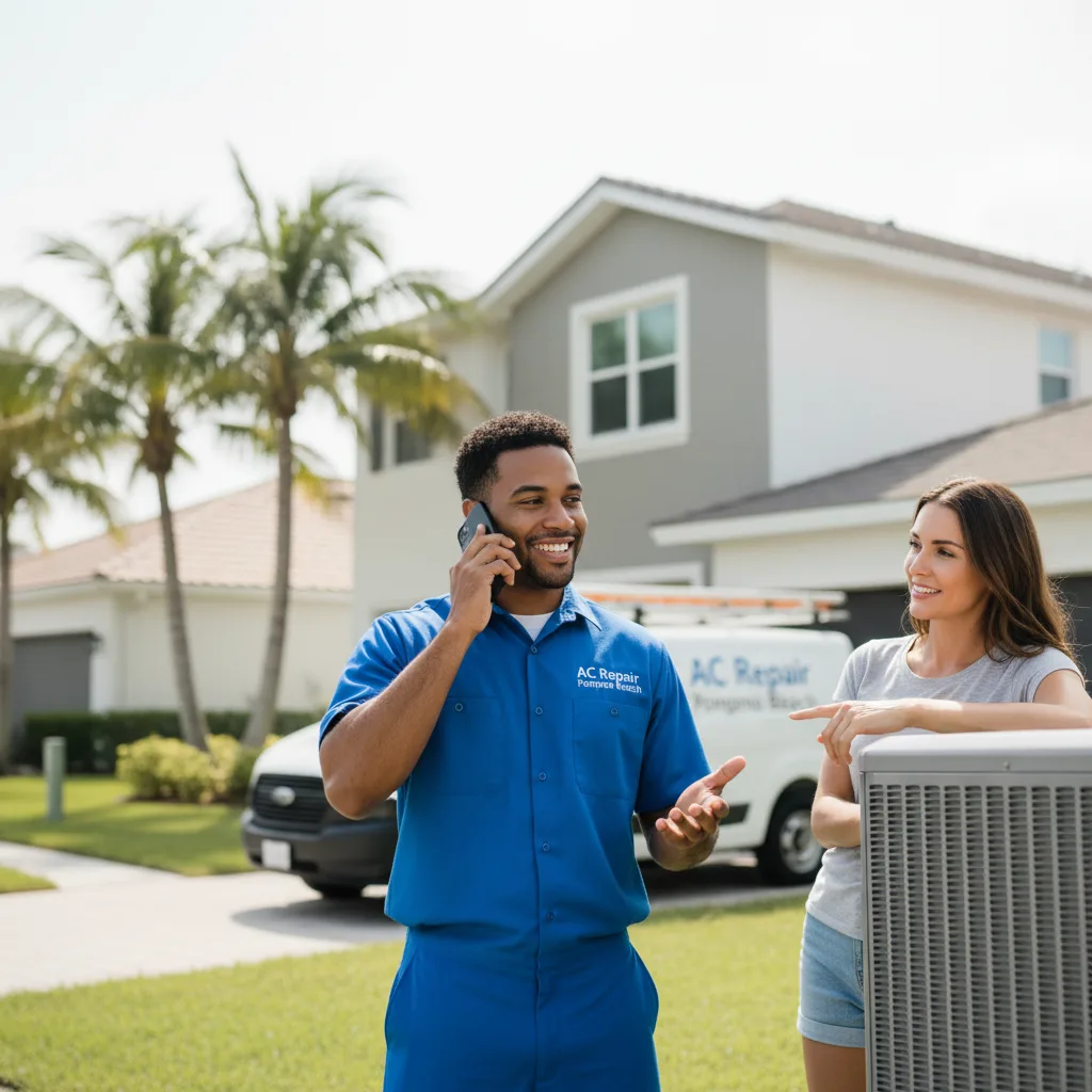 AC Repair Pompano Beach customer support in Pembroke